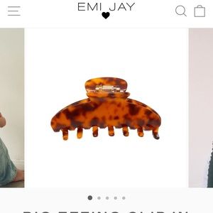 Emi Jay Big Effing Clip in Tortoise